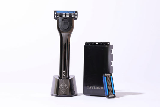 5 Blade Razor & Stand Kit, 5x 5-Blade Cartridges